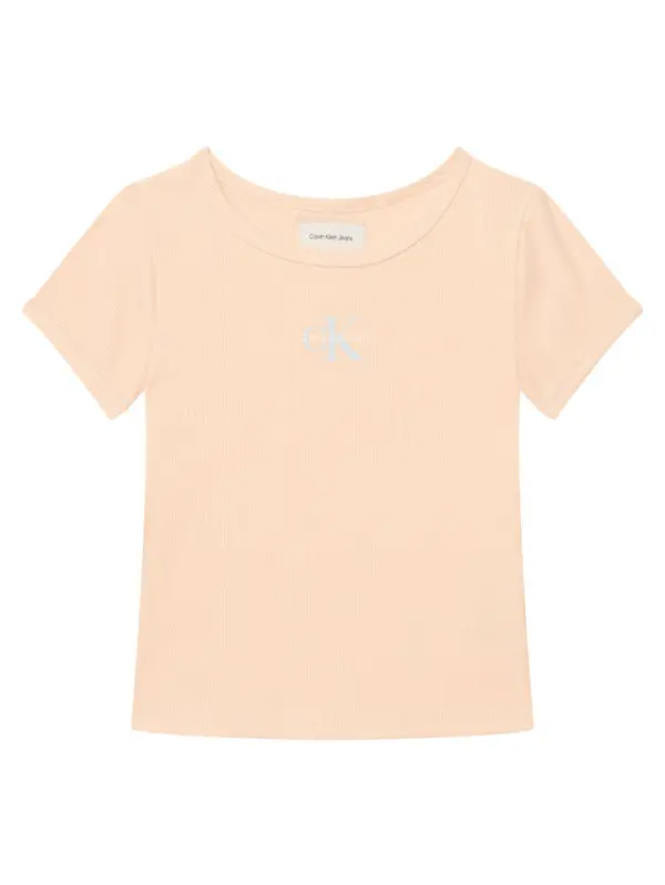 Calvin Klein Jeans Calvin Klein Jeans T-shirt Monologo LVCKSJB11G Svijetlo narančasta Regular Fit