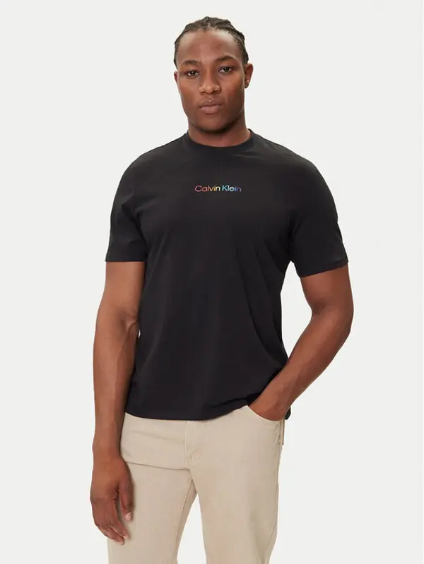 Calvin Klein Jeans Calvin Klein Jeans T-shirt Pride Graphic LV04RC815G Crna Relaxed Fit