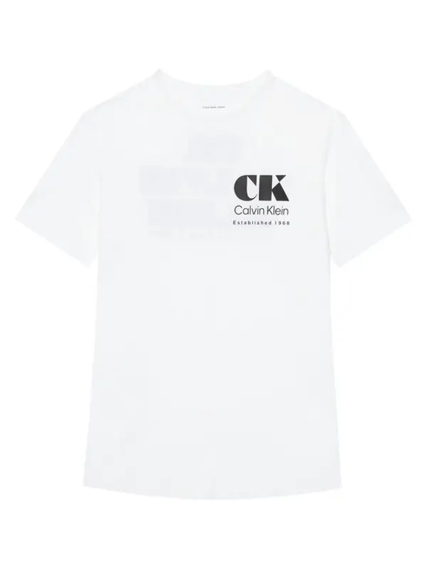 Calvin Klein Jeans Calvin Klein Jeans T-shirt Resort Graphic LV04RG802G Bijela Regular Fit