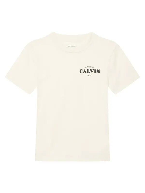 Calvin Klein Jeans Calvin Klein Jeans T-shirt Small Chest LVCKTJA40B Bijela Regular Fit