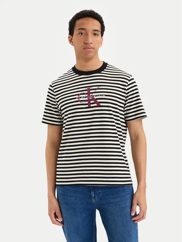 Calvin Klein Jeans Calvin Klein Jeans T-shirt SS 20S LV04RD204G Crna Regular Fit
