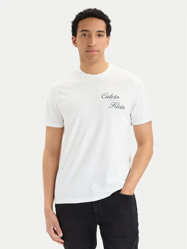 Calvin Klein Jeans Calvin Klein Jeans T-shirt SS 30s EU LV04RG804G Bijela Regular Fit