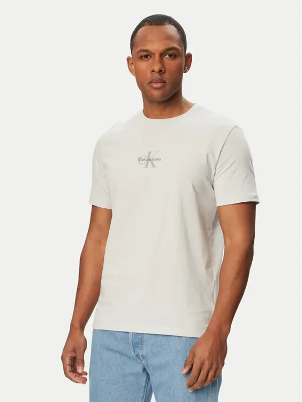 Calvin Klein Jeans Calvin Klein Jeans T-shirt SS 30S LV04RB866G Svijetlo siva Regular Fit