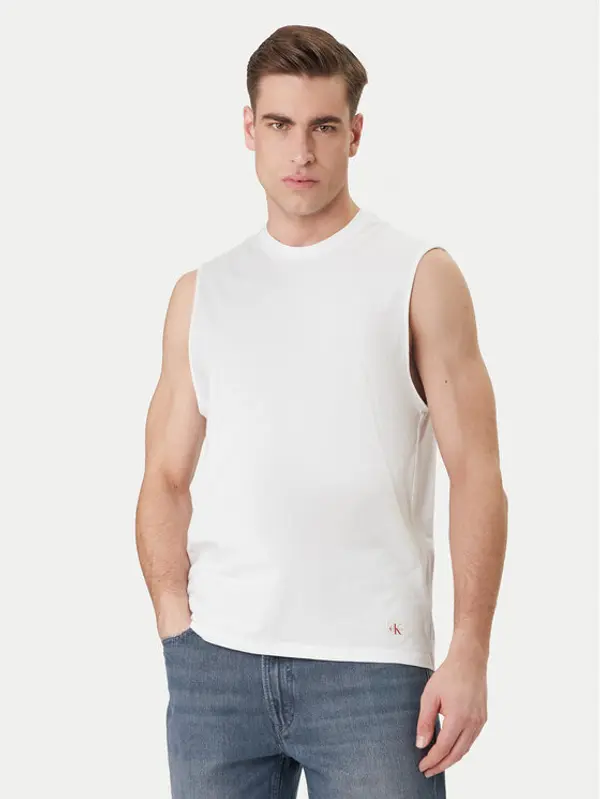 Calvin Klein Jeans Calvin Klein Jeans Tank top LV04RF273G Bijela Slim Fit