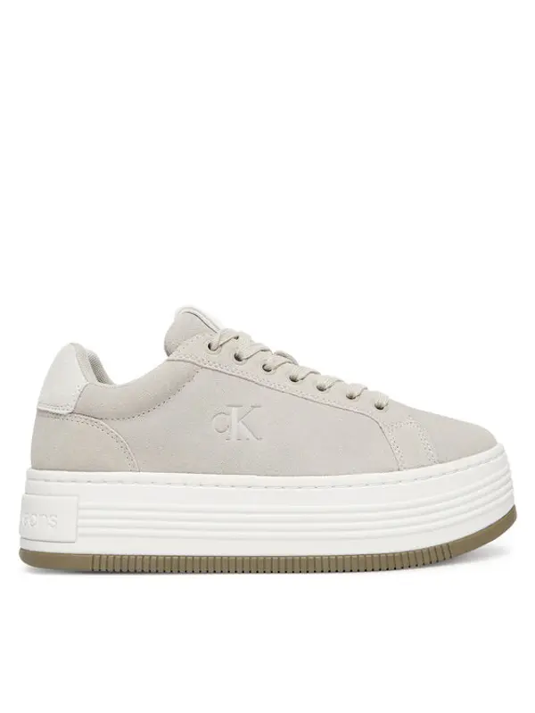 Calvin Klein Jeans Calvin Klein Jeans Tenisice Bold Flatf Low Lace Mg Sd YW0YW01839 Siva