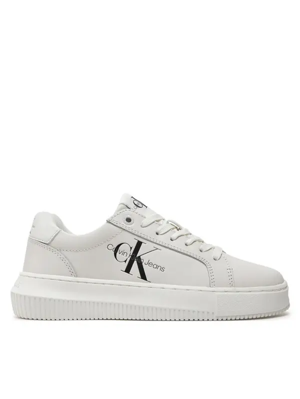Calvin Klein Jeans Calvin Klein Jeans Tenisice Chunky Cupsole Laceup Mon Lth Wn YW0YW00823 Bijela