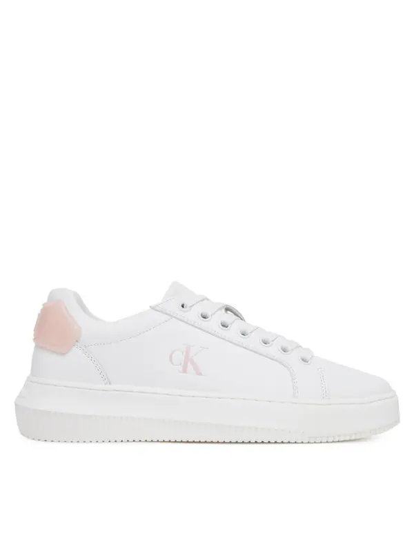Calvin Klein Jeans Calvin Klein Jeans Tenisice Chunky Cupsole Ru Patch Lth Wn YW0YW01846 Bijela