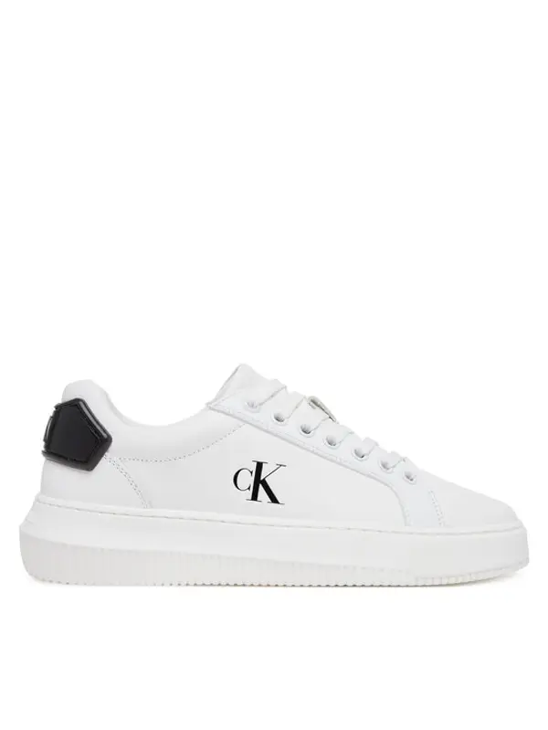 Calvin Klein Jeans Calvin Klein Jeans Tenisice Chunky Cupsole Ru Patch Lth Wn YW0YW01846 Bijela