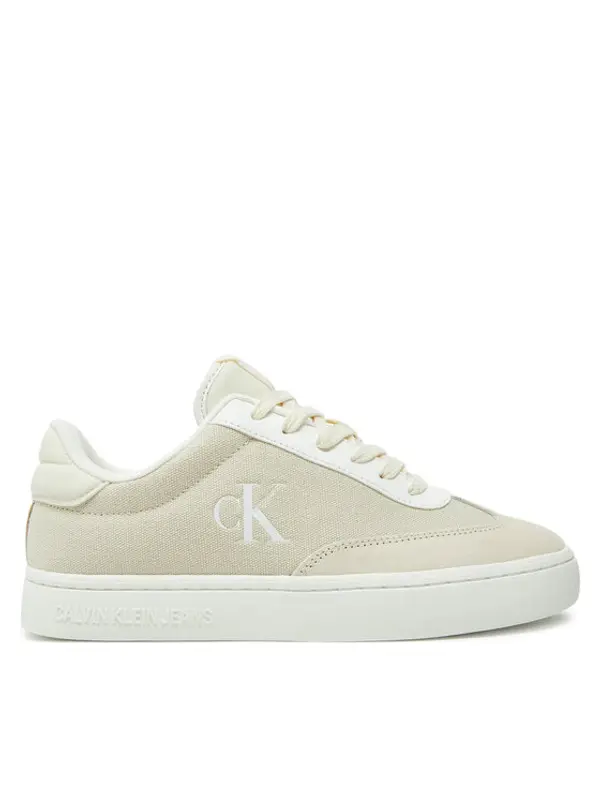 Calvin Klein Jeans Calvin Klein Jeans Tenisice Classic Cupsole Low Mix Mg Wn YW0YW01636 Écru