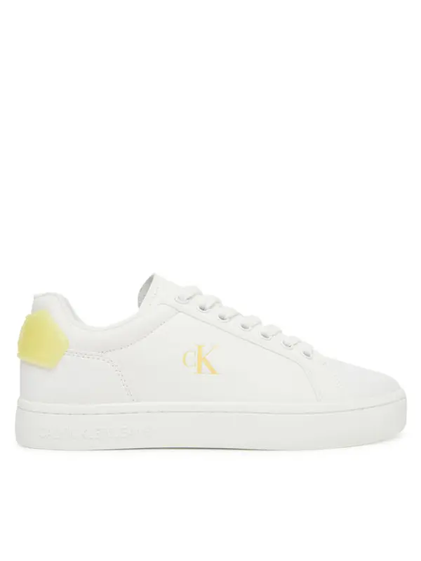 Calvin Klein Jeans Calvin Klein Jeans Tenisice Classic Cupsole Ru Patch Lth Wn YW0YW01845 Bijela