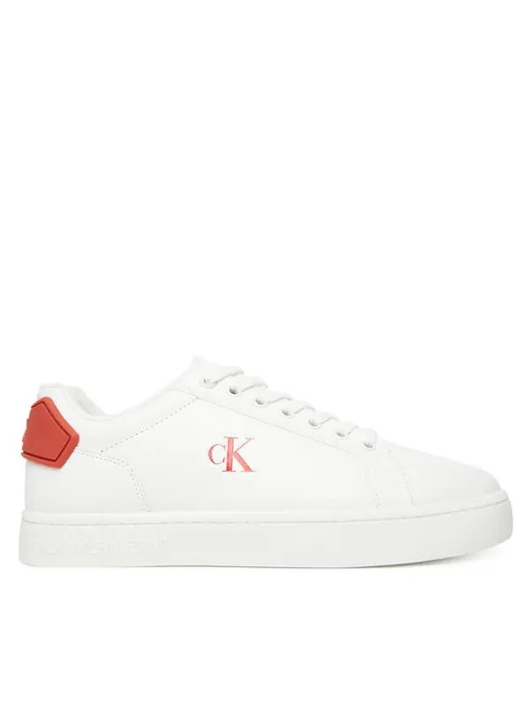 Calvin Klein Jeans Calvin Klein Jeans Tenisice Classic Cupsole Ru Patch Lth YM0YM01297 Bijela