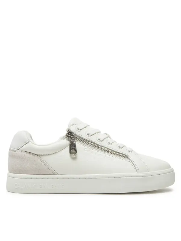 Calvin Klein Jeans Calvin Klein Jeans Tenisice Classic Cupsole Zip Low In YM0YM01254 Bijela