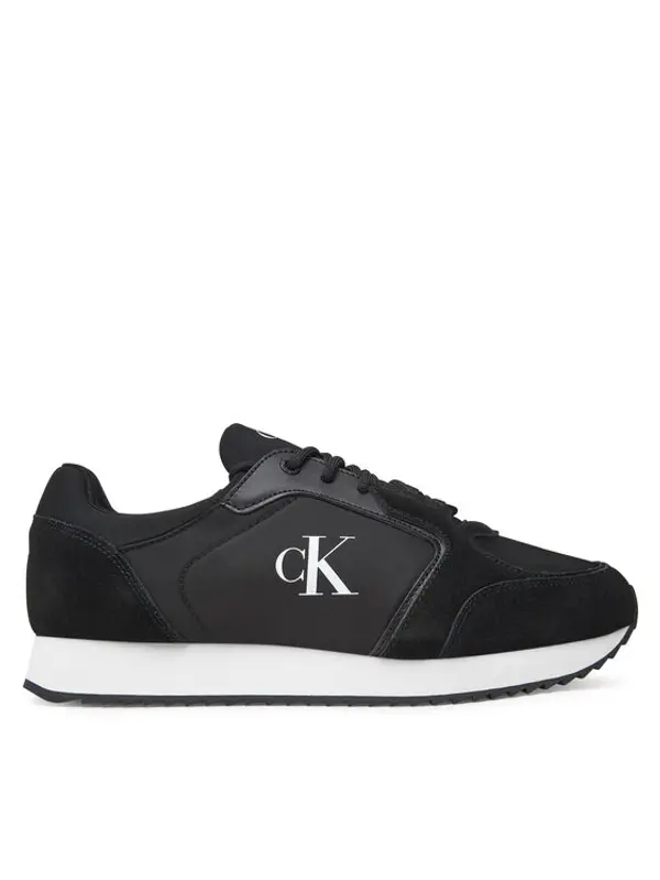 Calvin Klein Jeans Calvin Klein Jeans Tenisice Retro Runner Sock Lace Up Ny-Su YM0YM01326 Crna