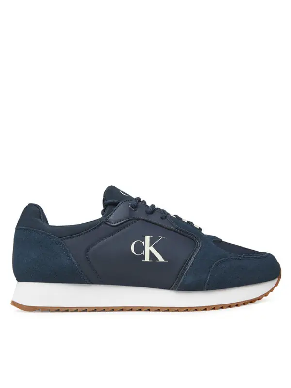 Calvin Klein Jeans Calvin Klein Jeans Tenisice Retro Runner Sock Lace Up Ny-Su YM0YM01326 Tamnoplava