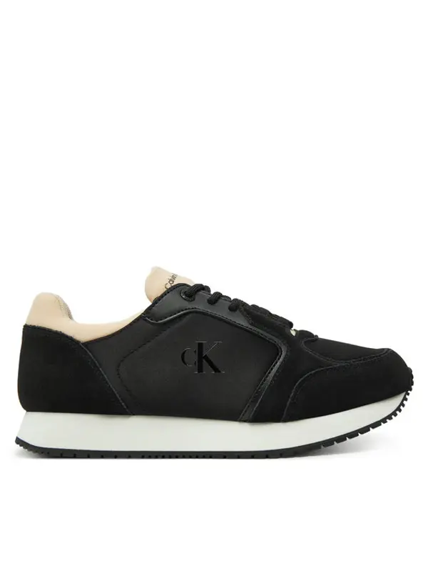 Calvin Klein Jeans Calvin Klein Jeans Tenisice Runner Laceup Low Mg Media YW0YW01644 Crna