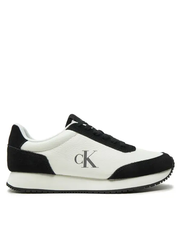 Calvin Klein Jeans Calvin Klein Jeans Tenisice Runner Laceup Low Mix Mg YW0YW01798 Bijela
