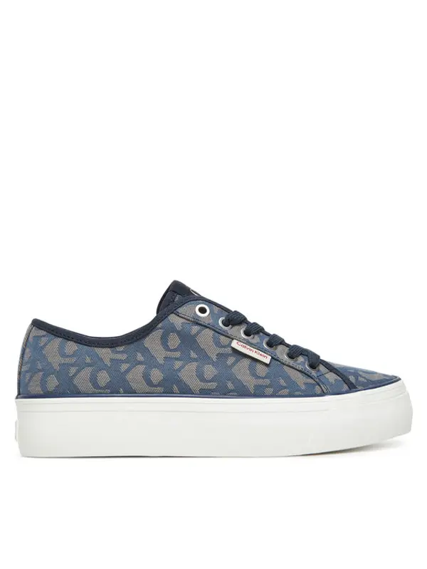 Calvin Klein Jeans Calvin Klein Jeans Tenisice Vulc Flatf Jacquard YW0YW01965 Tamnoplava