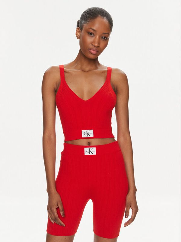 Calvin Klein Jeans Calvin Klein Jeans Top Label J20J223152 Crvena Slim Fit