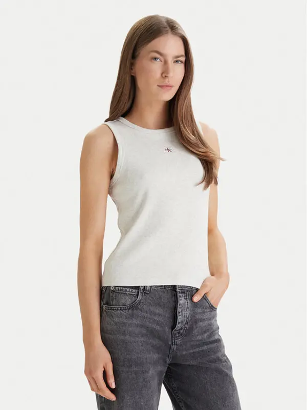 Calvin Klein Jeans Calvin Klein Jeans Top LV047C201G Bež Slim Fit