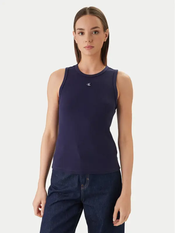 Calvin Klein Jeans Calvin Klein Jeans Top LV047F232G Ljubičasta Slim Fit