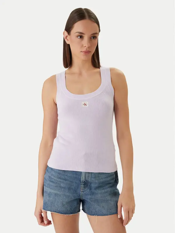 Calvin Klein Jeans Calvin Klein Jeans Top LV047F355G Ružičasta Slim Fit