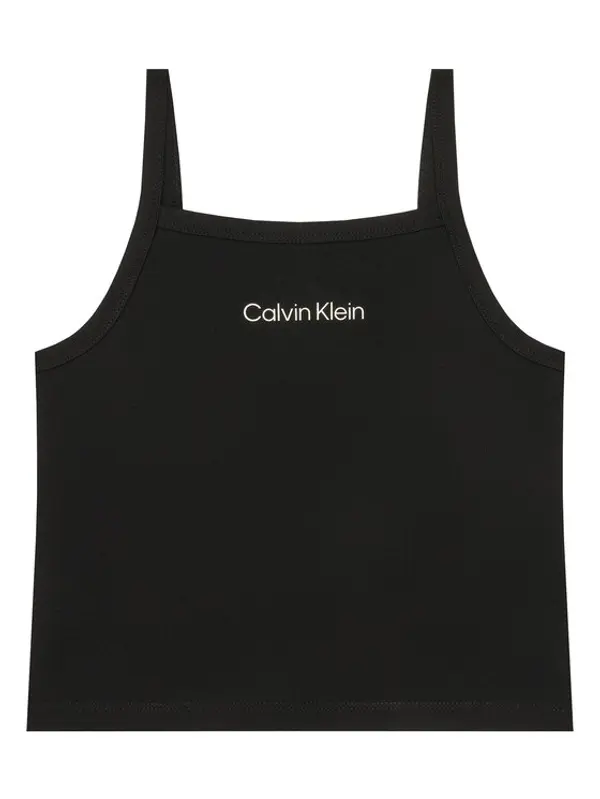 Calvin Klein Jeans Calvin Klein Jeans Top LVCKSJB12G Crna Slim Fit