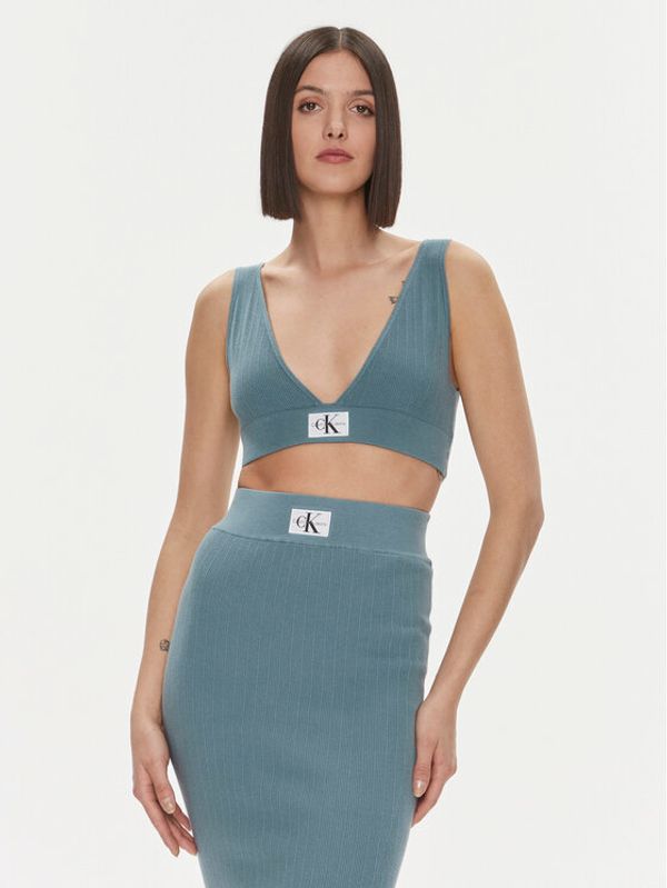 Calvin Klein Jeans Calvin Klein Jeans Top Variegated J20J222625 Plava Slim Fit