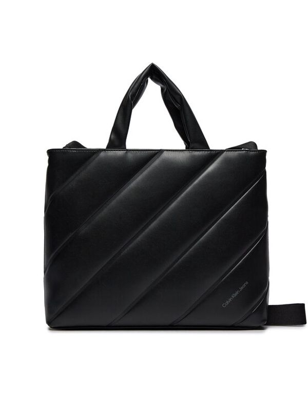 Calvin Klein Jeans Calvin Klein Jeans Torbica Quilted Mini Slim Tote26 K60K611959 Crna