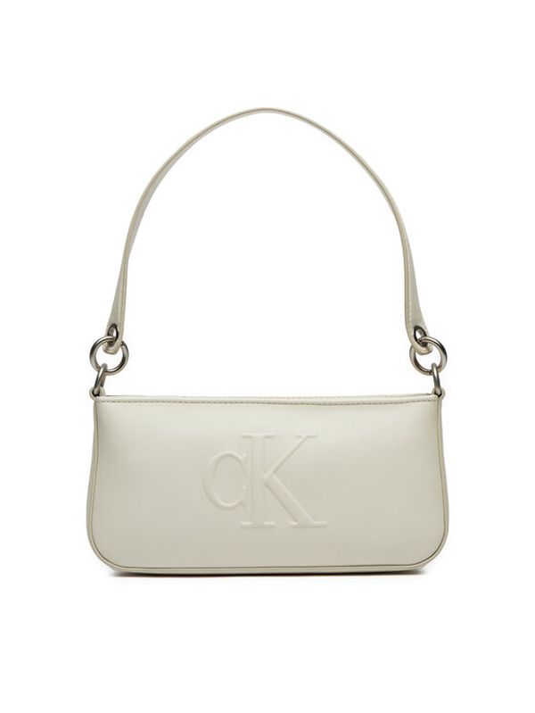 Calvin Klein Jeans Calvin Klein Jeans Torbica Sculpted Shoulder K60K612725 Écru