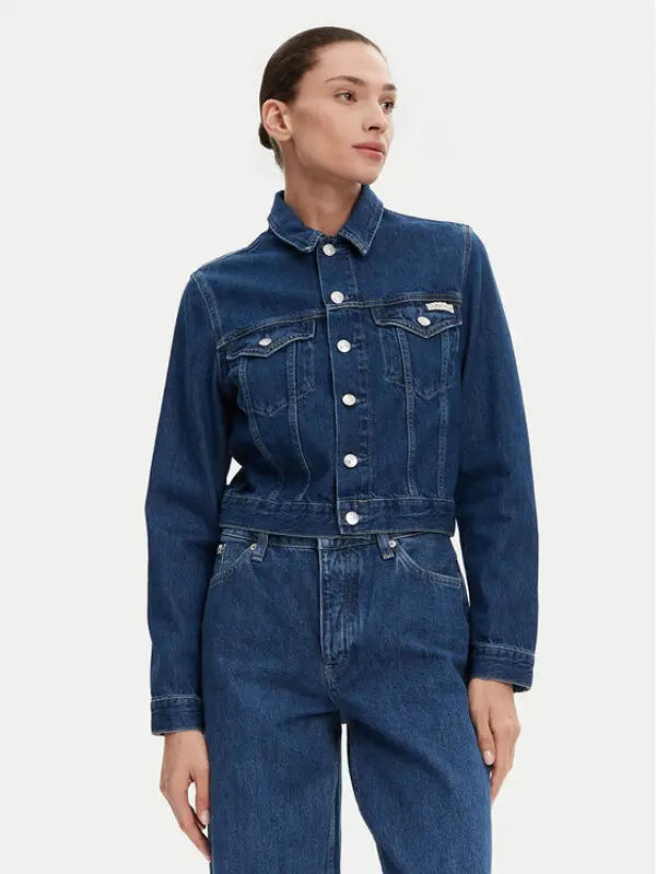 Calvin Klein Jeans Calvin Klein Jeans Traper jakna 90's J20J225183 Plava Regular Fit