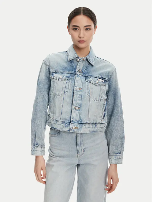 Calvin Klein Jeans Calvin Klein Jeans Traper jakna 90s LV047C791G Plava Relaxed Fit