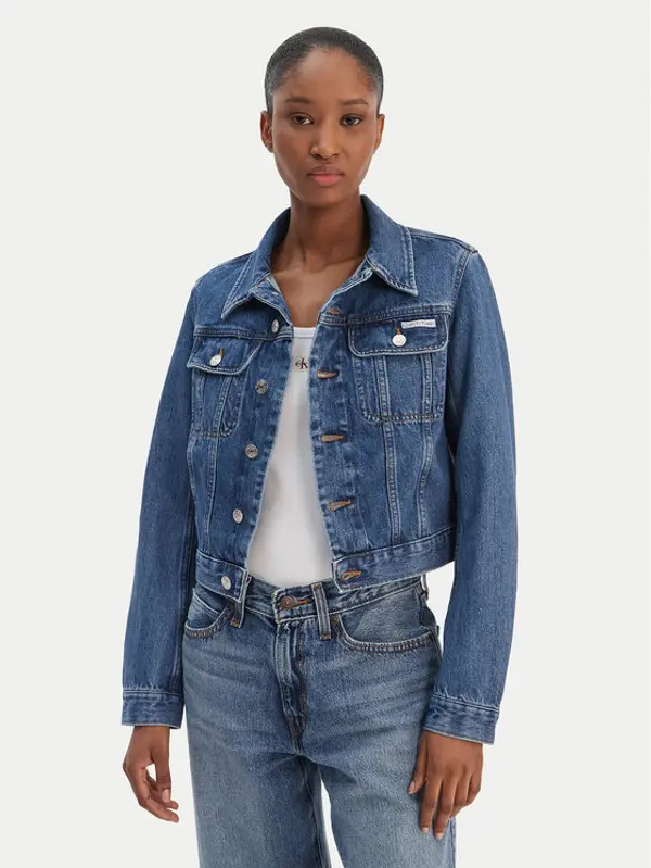 Calvin Klein Jeans Calvin Klein Jeans Traper jakna 90s LV047E629G Plava Regular Fit