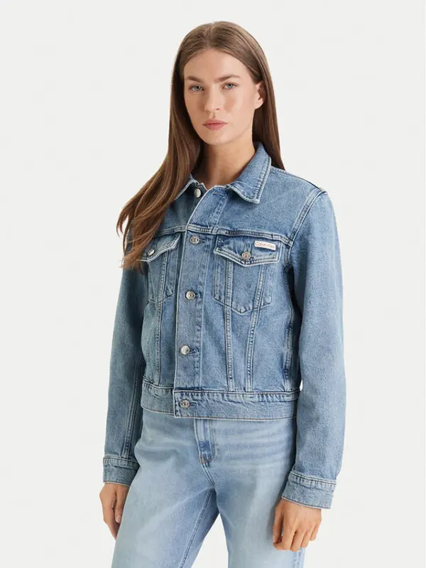 Calvin Klein Jeans Calvin Klein Jeans Traper jakna Classic LV047E904G Plava Regular Fit