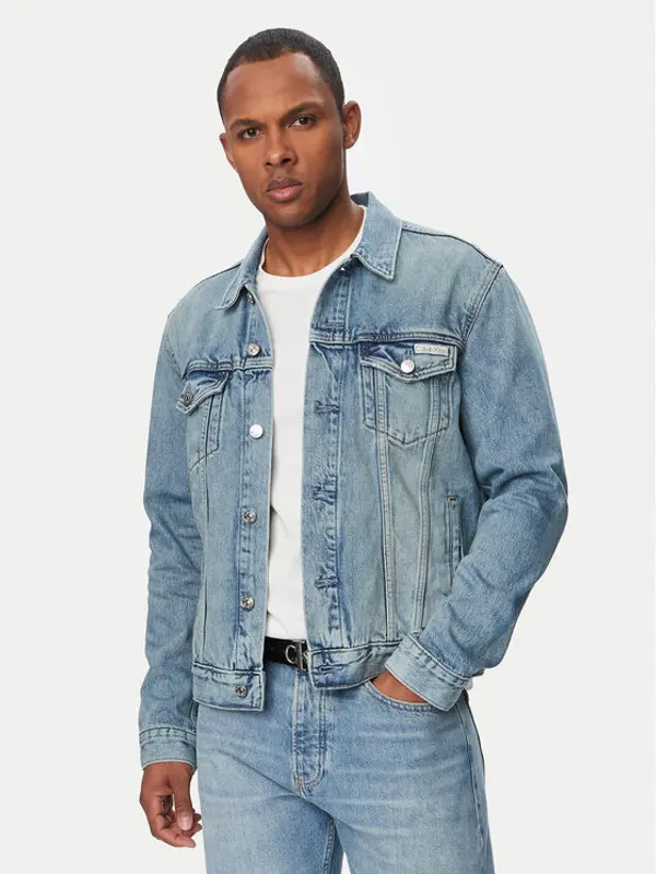 Calvin Klein Jeans Calvin Klein Jeans Traper jakna Classic LV04RF957G Plava Regular Fit