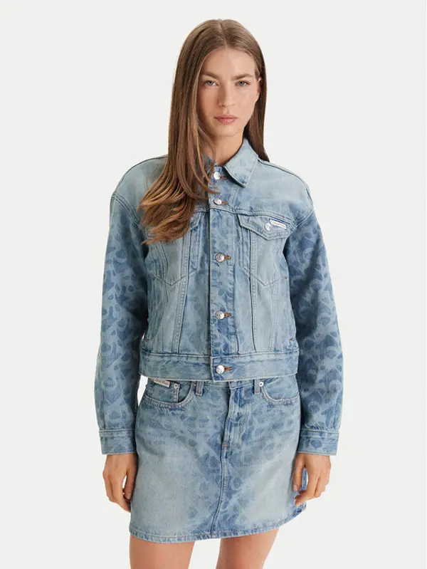 Calvin Klein Jeans Calvin Klein Jeans Traper jakna LV047F677G Plava Regular Fit