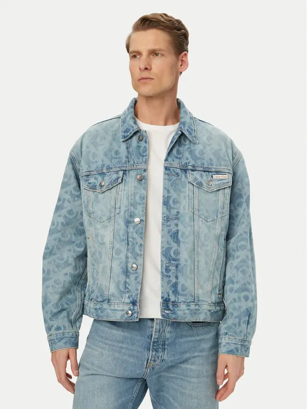 Calvin Klein Jeans Calvin Klein Jeans Traper jakna LV04RG764G Plava Regular Fit
