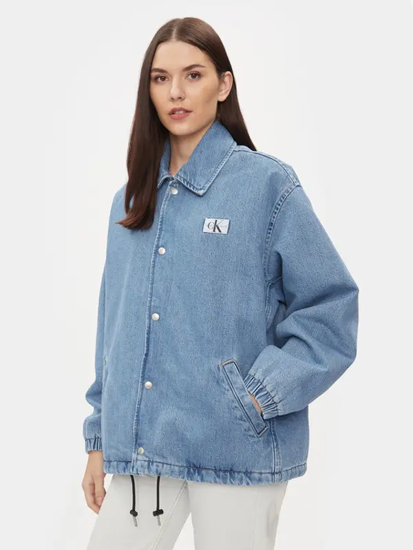 Calvin Klein Jeans Calvin Klein Jeans Traper jakna Skater J20J223258 Plava Relaxed Fit