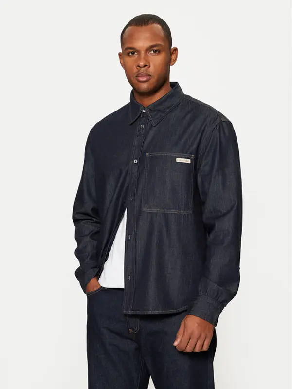 Calvin Klein Jeans Calvin Klein Jeans traper košulja J30J326584 Tamnoplava Regular Fit