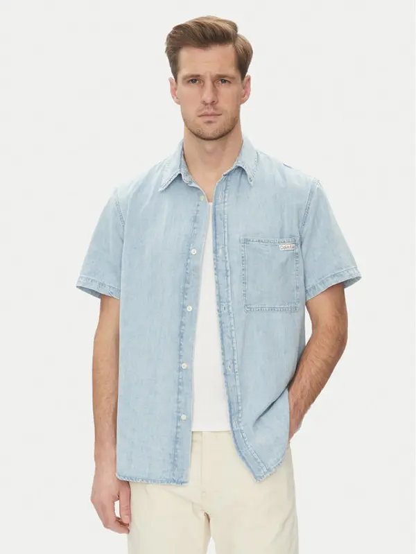 Calvin Klein Jeans Calvin Klein Jeans traper košulja J30J327180 Plava Regular Fit
