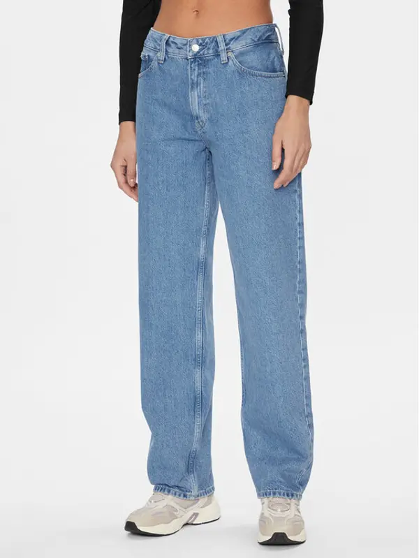 Calvin Klein Jeans Calvin Klein Jeans Traperice 90's J20J222440 Plava Relaxed Fit