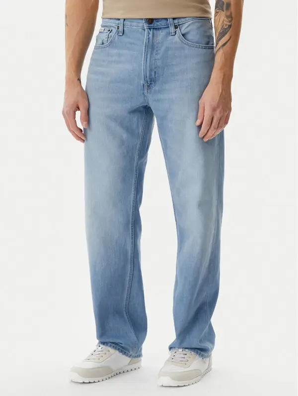 Calvin Klein Jeans Calvin Klein Jeans Traperice 90's LV04RB706G Plava Straight Fit