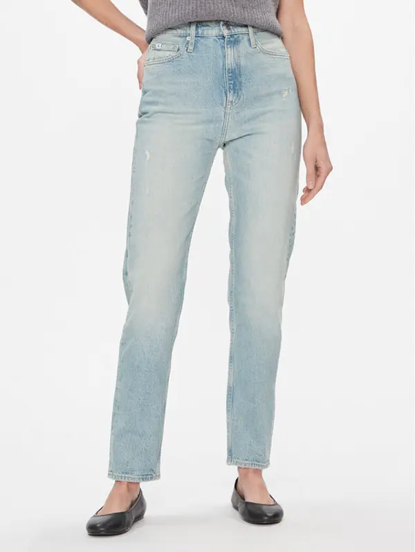 Calvin Klein Jeans Calvin Klein Jeans Traperice Authentic Slim Straight J20J222864 Plava Slim Fit