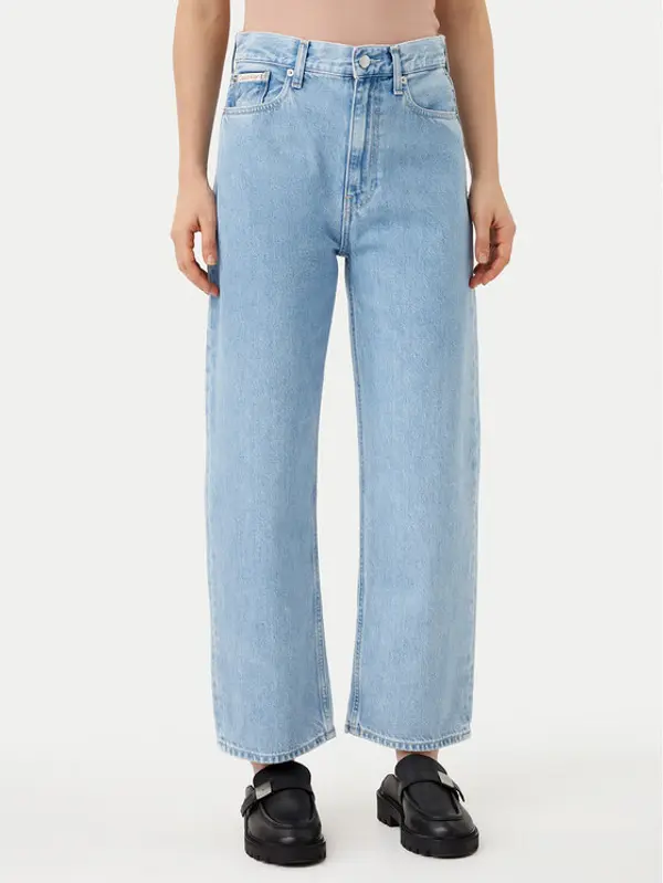 Calvin Klein Jeans Calvin Klein Jeans Traperice Barrel J20J225006 Plava Loose Fit