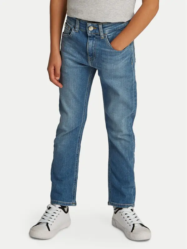 Calvin Klein Jeans Calvin Klein Jeans Traperice Essential IB0IB02306 Plava Relaxed Fit