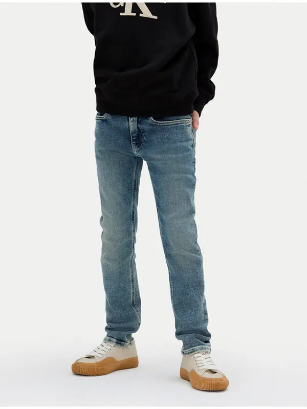 Calvin Klein Jeans Calvin Klein Jeans Traperice IB0IB02189 D Plava Slim Fit