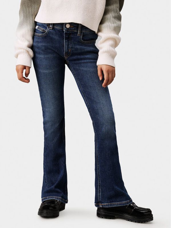 Calvin Klein Jeans Calvin Klein Jeans Traperice IG0IG02504 Tamnoplava Flare Fit