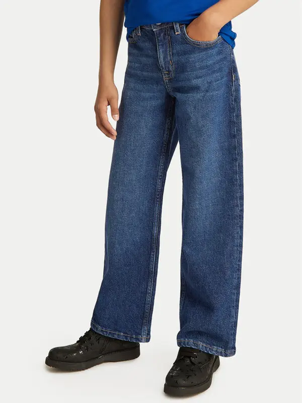 Calvin Klein Jeans Calvin Klein Jeans Traperice IG0IG02710 Tamnoplava Wide Leg