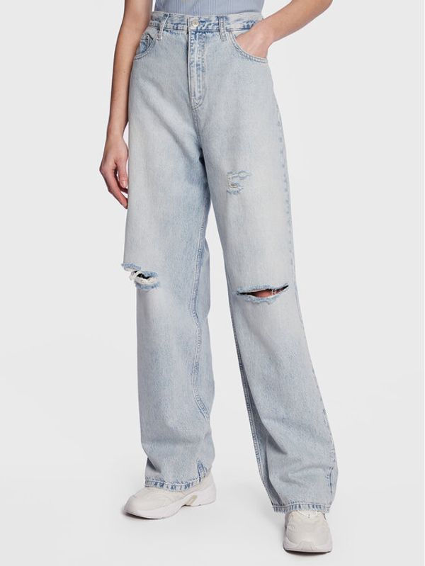 Calvin Klein Jeans Calvin Klein Jeans Traperice J20J220183 Plava Relaxed Fit