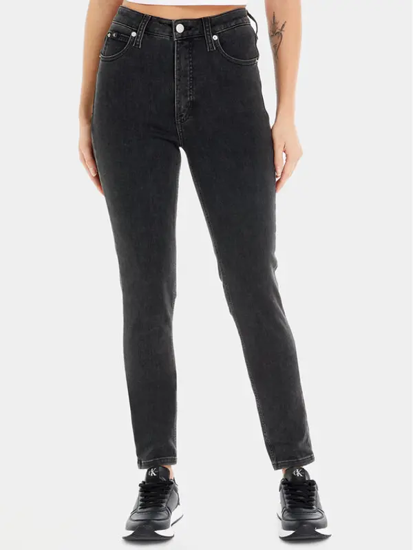 Calvin Klein Jeans Calvin Klein Jeans Traperice J20J221584 Crna Skinny Fit