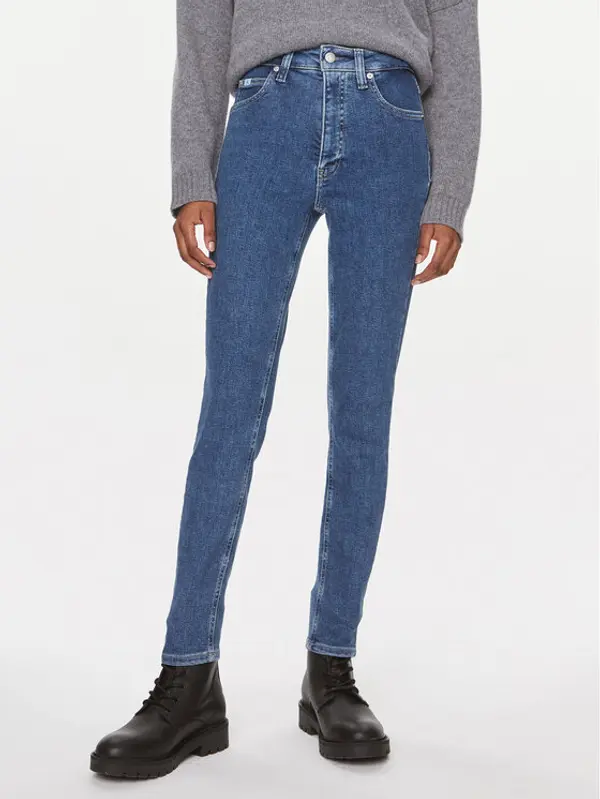 Calvin Klein Jeans Calvin Klein Jeans Traperice J20J221585 Plava Skinny Fit